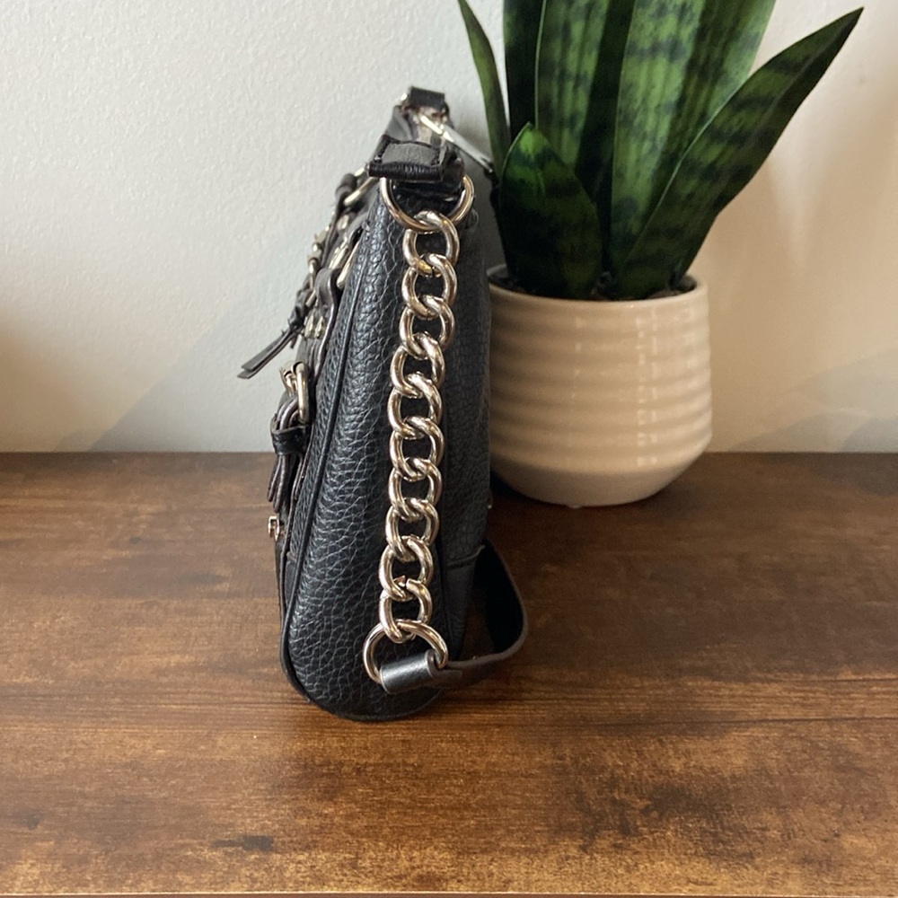 LAST CHANCE Dana Bachman Black Shoulder Bag- Preloved - Picture 4 of 16